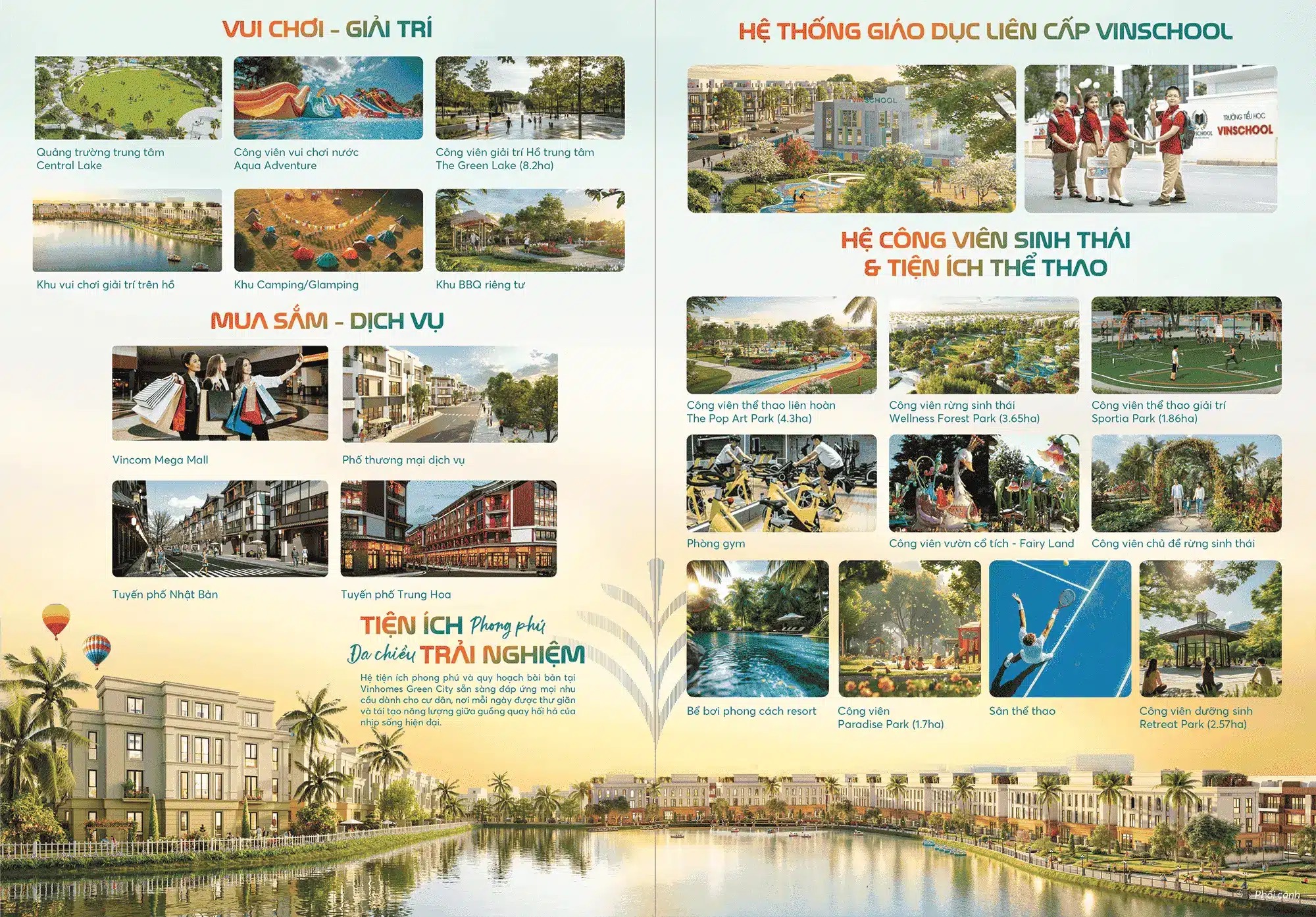 Tiện ích Vinhomes Green City