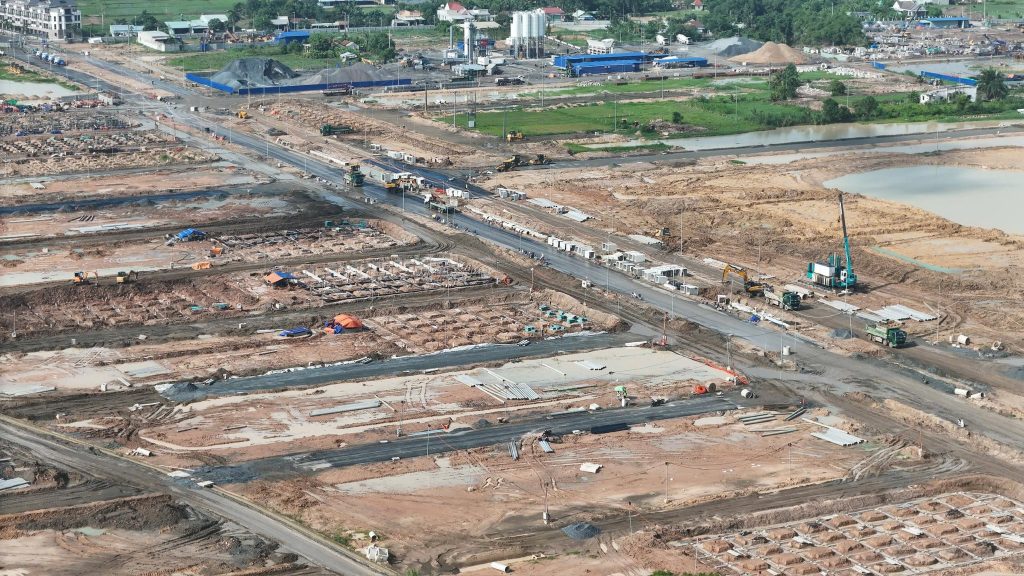 tiến độ xây dựng Vinhomes Green City