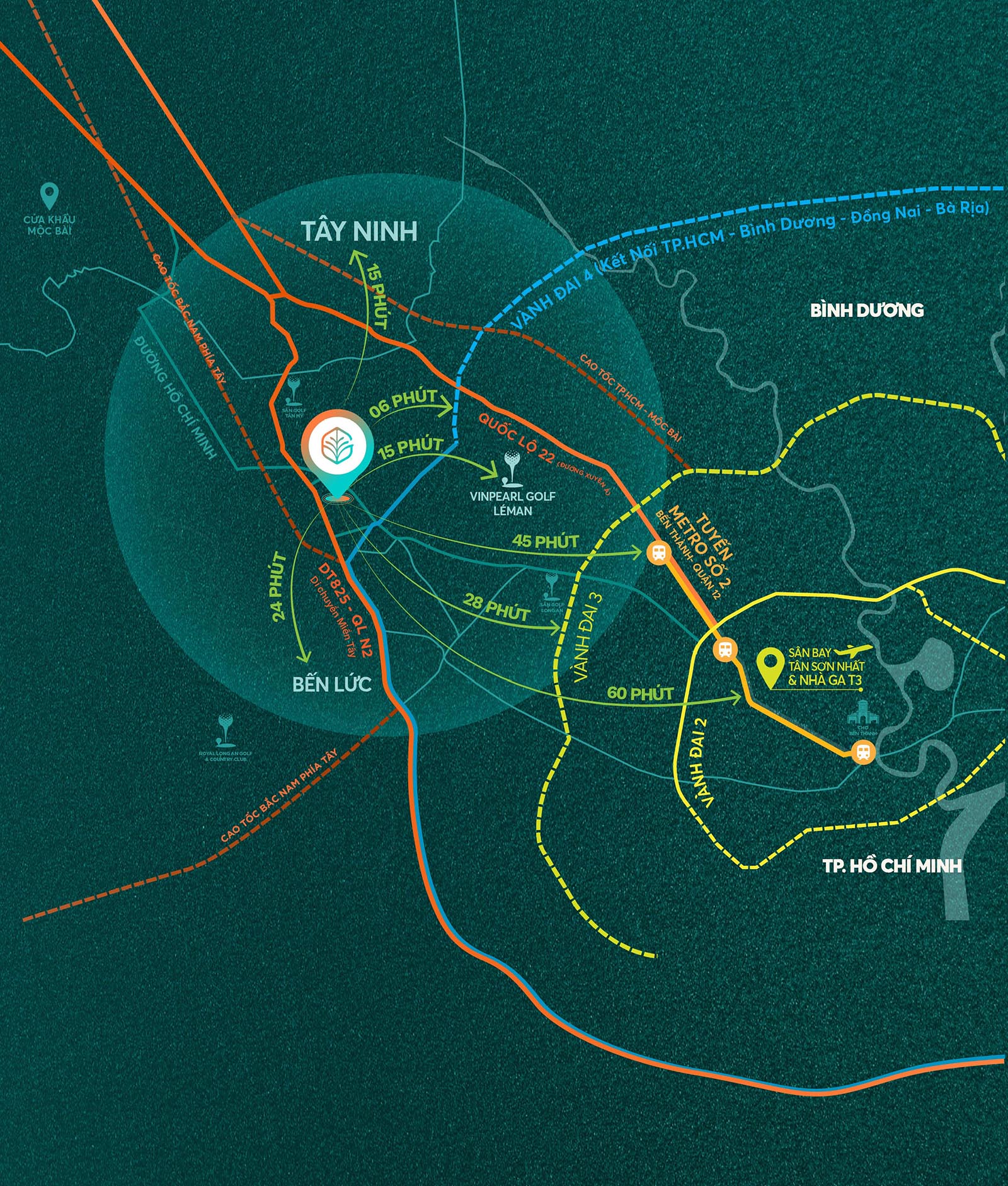 vị trí dự án vinhomes green city